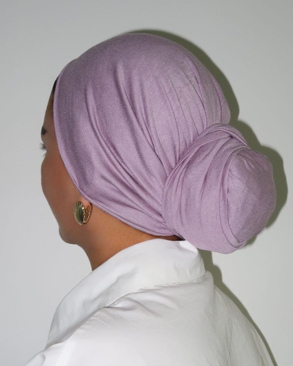 ⁦توربان قطن لف ساده⁩ - الصورة ⁦2⁩