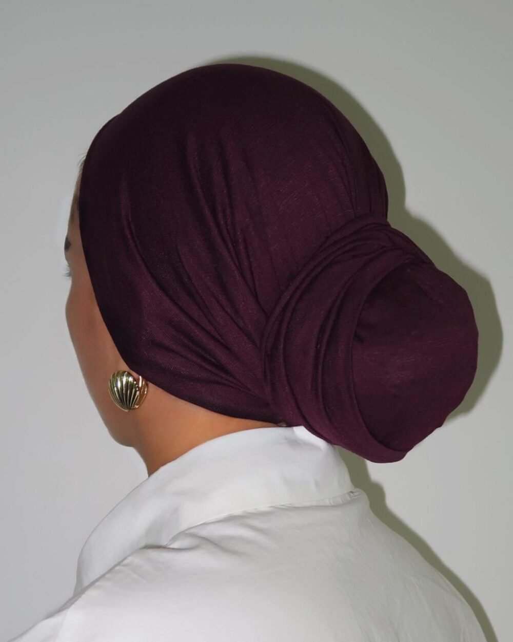 ⁦توربان قطن لف ساده⁩ - الصورة ⁦3⁩