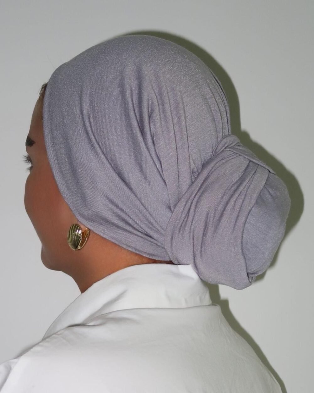 ⁦توربان قطن لف ساده⁩ - الصورة ⁦4⁩