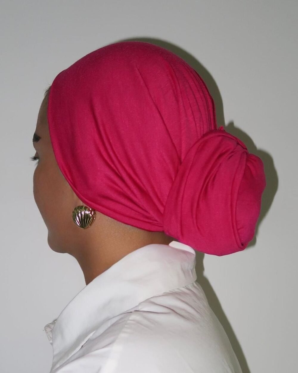 ⁦توربان قطن لف ساده⁩ - الصورة ⁦9⁩